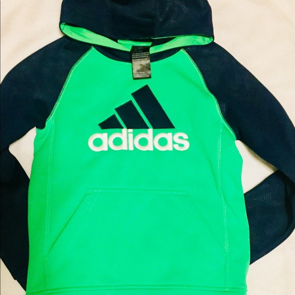 🏀 Adidas Fleece Sweatshirt ❄️ Size 8 / Small - Picture 2 of 3